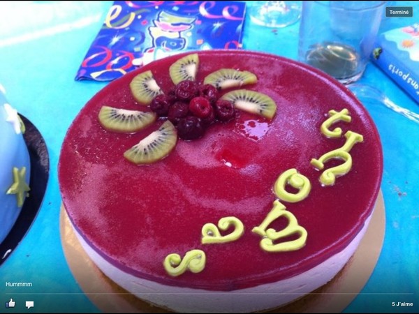 Bavarois aux fruits rouges 